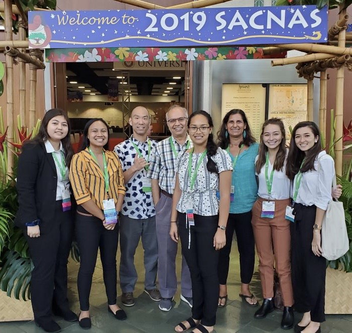 Group of faculty and students at SACNAS 2019.